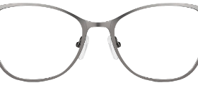 Gunmetal Square Eyeglasses - Image 2
