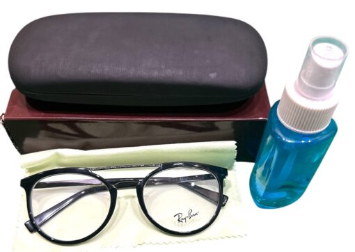 Ray ban shine black orignal sheet Italian frame - Image 6