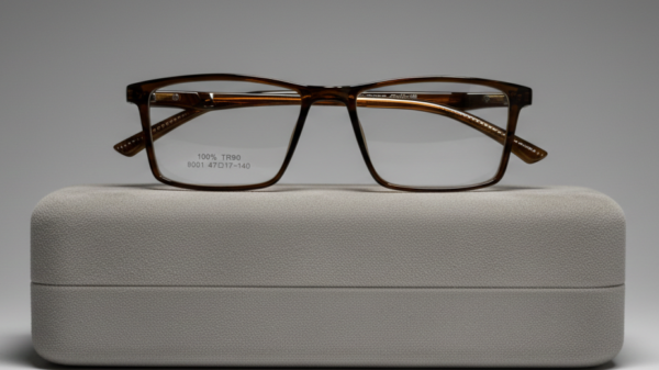 Original t.r sheet - pearl brown colour - Korean – blue light cutt + uv 400 glasses for long time use screen