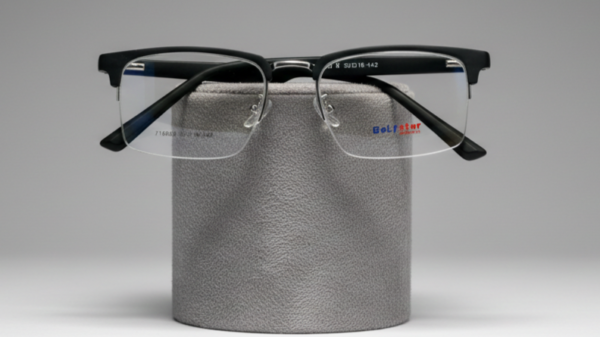 Golf star - wafarer rimless - Matt black hand made sheet- Korean frame