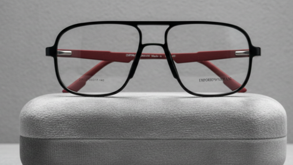 Emporio Armani-pure sheet-shine black-italian frame