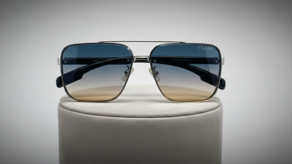 Prada - orignal cr glasses - stainless steel laminated colour frame -italian made